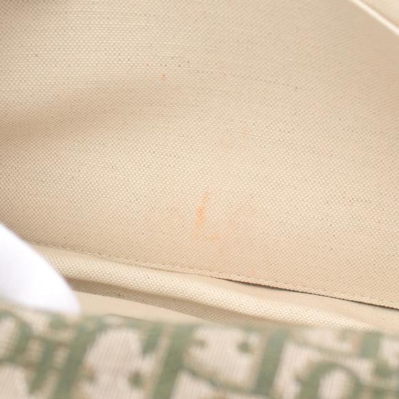 Dior Addict Oblique Shoulder Bag Canvas Leather Beige Khaki - Picture 5 of 10